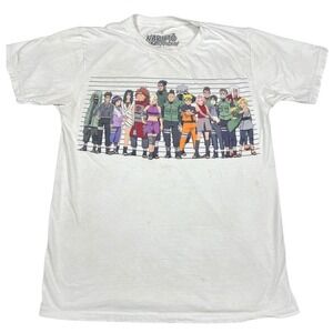 Naruto Shippuden Anime Manga Graphic Print Crew Neck T-Shirt Men's Size‎ S